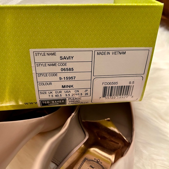 Ted Baker Saviy High Heels in Mink size EU 40.5 / US 9.5 - Picture 9 of 10